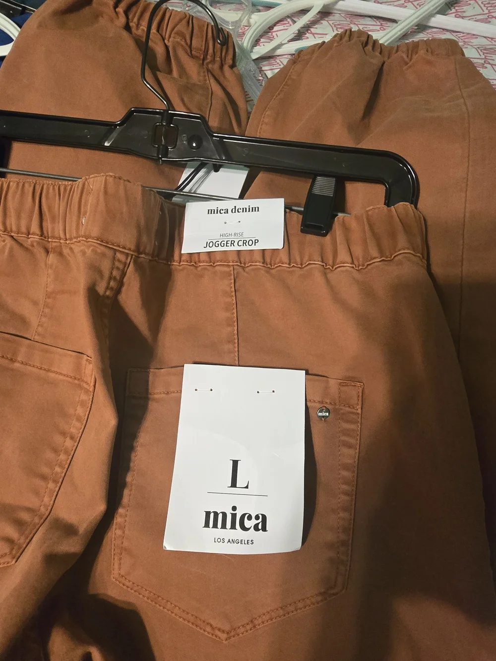 Mica Joggers- Burnt Orange- Size L - Picture 6 of 6
